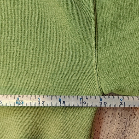 Zara green hooded cropped sweater - Picture 3 of 5